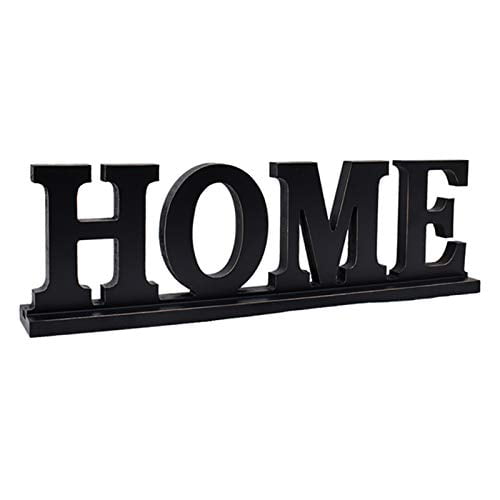 Lettres Famille En Bois Décoratives - 6 Panneaux Autoportants Pour Décoration Murale Ou Étagère
