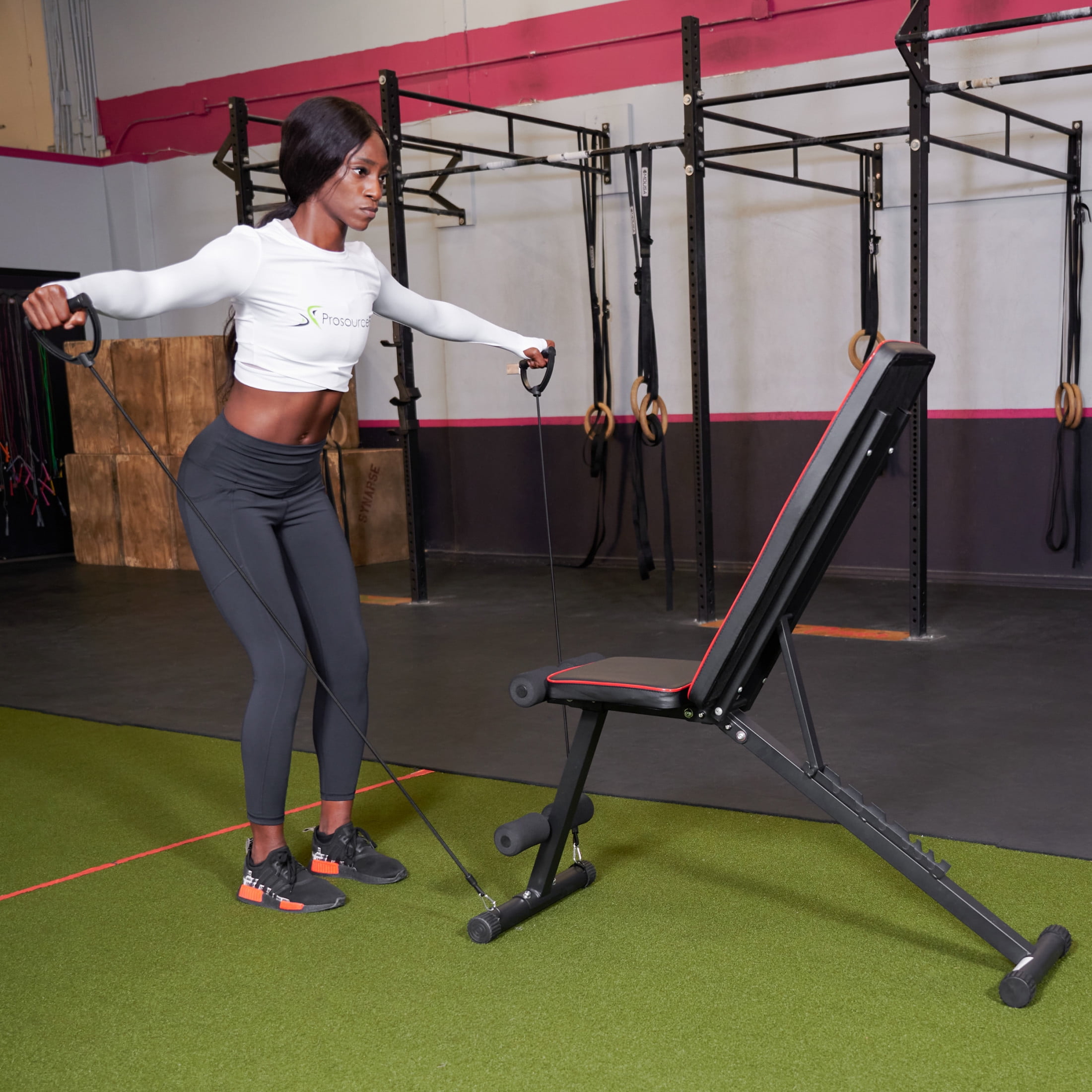 ProsourceFit Adjustable Weight Bench for Home and Gym Strength Training