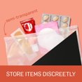 thumbnail image 4 of Ziploc Reusable Travel Makeup and Accessory Bags, Great for School or Home Organization, Chic Collection, Large, 5 Count, 4 of 8