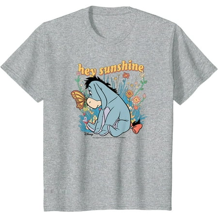 

Winnie The Pooh - Hey Sunshine Eeyore Youth T-Shirt for Boy Girl Kids Toddler Sport Grey Color Size 4T