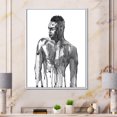 thumbnail image 3 of Designart Handsome African Man Portrait On White I FLOAT FRAME WALL ART, 3 of 4
