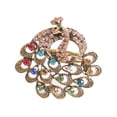 thumbnail image 3 of Decorative Bejeweled Animals Design Napkin Rings - Set of 4 (Diamond Peacock), 3 of 4