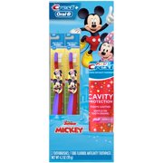 Crest & Oral-B Kids Sparkle Disney's Mickey Mouse & Minnie Mouse Toothbrush & Toothpaste Holiday Gift Pack