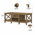 thumbnail image 3 of Table à café avec ensemble de 2 tables basses Key West de Bush Furniture, 3 of 6