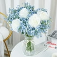 thumbnail image 5 of MAMOWEAR Artificial Baby Breath Flowers Gypsophila Real Touch Plastic Fake Flowers for Wedding Bouquet Party Home Garden Decoration(10Pcs, Sky Blue), 5 of 8