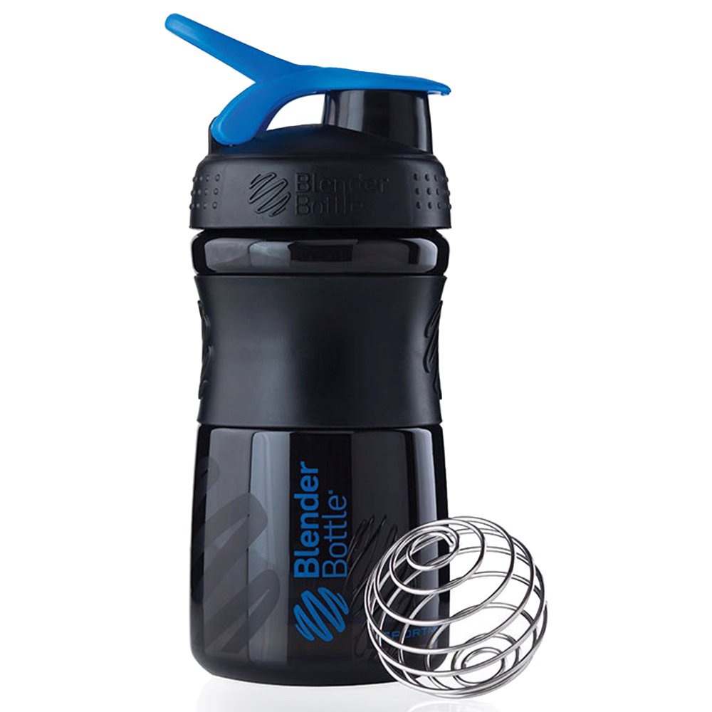 Blender Bottle SportMixer 20 oz. Tritan Grip Shaker Black/Blue