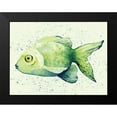 thumbnail image 2 of Popp, Grace 18x15 Black Modern Framed Museum Art Print Titled - Speckled Freshwater Fish I, 2 of 5