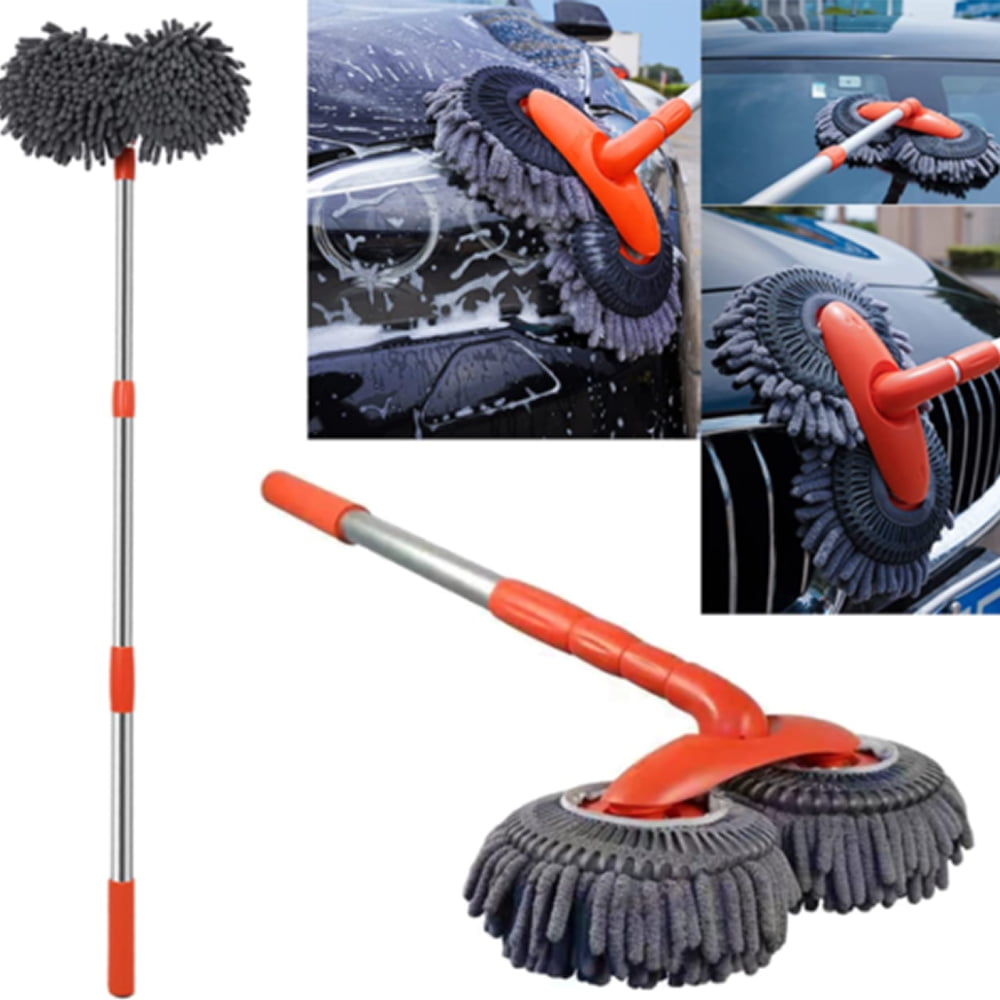 Aoresac 45 Car Wash Brush, Mitt Mop Sponge with Long Handle