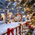 thumbnail image 4 of Trovenix Mahjong Ornament Christmas Wooden Themed Hanging Ornament Festive Holiday Tree Decoration For Xmas Home Party Decor Keepsake Gift, 4 of 6