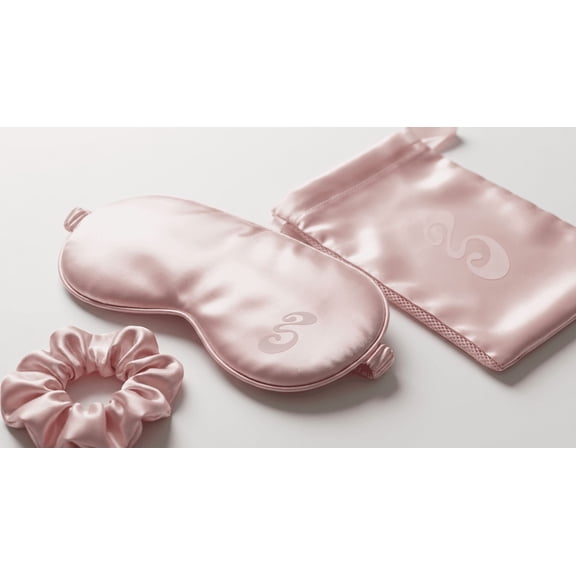 SimplyShhh Soft Lightweight Blocks Ambient Light Sleep Eye Mask for Home or Travel