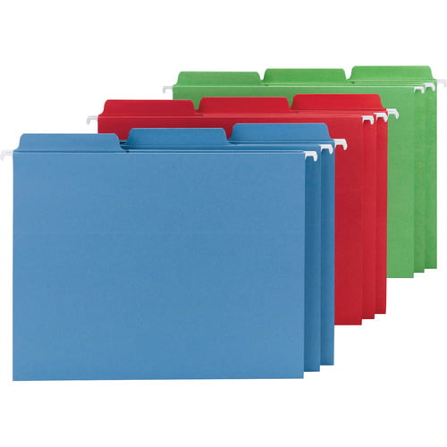Smead FasTab Recycled Hanging File Folders Legal Green 20/Box 64137 
