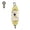White, variant on Fish Luring Light LED Bait for Deep Sea Highly Visible Fishing LED Fishing Lures with Built-in Battery Auto On/Off Underwater Flasher Lights Trolling Lures