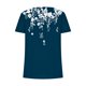 thumbnail image 5 of ICHUANYI Clearance Fashion Womens Casual Printed Square Neck Short Sleeve Buttons Tops Loose Blouses(Blue, L) ICHUANYI WER2023080703723, 5 of 5