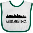 thumbnail image 3 of Inktastic Sacramento California City Skyline Boys or Girls Baby Bib, 3 of 4