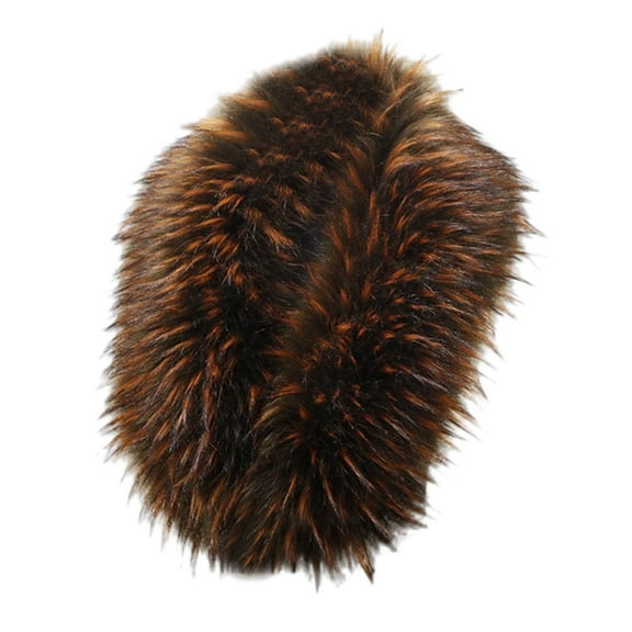 Yanyanz Collar, Autumn And Winter Hat Strip Collar Shawl for Warmth 3, Fur Collar L XL