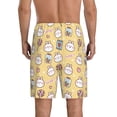 thumbnail image 3 of Kdxio Rabbit And Candy Print Mens Sleep Shorts Bottoms Soft Comfy Pajama Wear Pants with Drawstring Pockets, 3 of 7