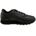 thumbnail image 2 of Reebok Classic Leather Big Kids' Shoes Black 50148, 2 of 7