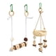 thumbnail image 3 of Suministros para pájaros, columpio para loros, juguete colgante, juguete para columpio con cáscara de maíz para pájaros, juguete para columpio con cáscara de maíz para loros, resultados impresionantes Jadeshay A, 3 of 8