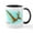 White/Black Inside, variant on CafePress - Pteranodon Mug - 11 oz Ceramic Mug - Novelty Coffee Tea Cup