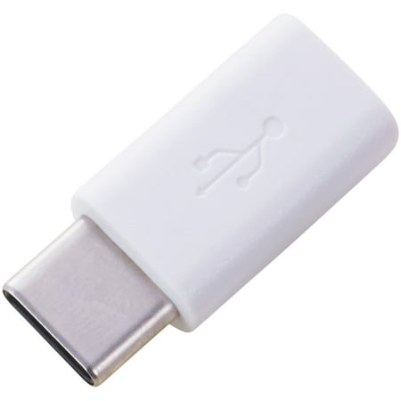 Onn Micro-USB to USB Type-C Adapter, White