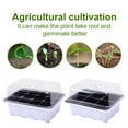 thumbnail image 6 of XEOVHV 5-Pack Seed Starter Tray Seedling Kits,Plant Starter Kit with Adjustable Humidity Dome and Base Indoor Greenhouse Mini Propagator for Seeds Growing Starting (12 Cells per Tray,White), 6 of 9