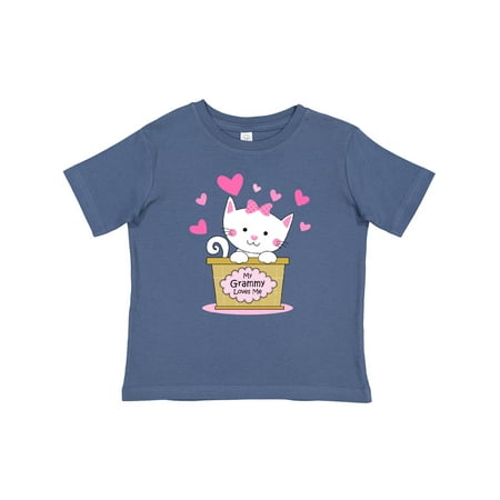 

Inktastic Kitty Grammy Loves Me Gift Baby Girl T-Shirt