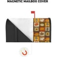 thumbnail image 3 of Fall Pumpkin Magnetic Mailbox Covers Standard Size 18x21 Inch, Turkey Maple Leaf Gnome Plaid Thanksgiving Mailbox Wraps Mailbox Post Cover Seasonal Fall Harvest Mailbox Decor for Outside Garden Yard, 3 of 6