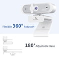 thumbnail image 3 of NexiGo N660P (Gen 2) 1080P 60FPS Webcam with Software Control, Dual Microphone & Cover, Autofocus, HD USB Computer Web Camera, fo, 3 of 7