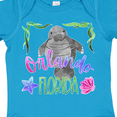thumbnail image 4 of Inktastic Orlando Florida Cute Swimming Manatee Boys or Girls Baby Bodysuit, 4 of 5