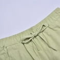 thumbnail image 3 of Aayomet Mens Shorts Fit Plus Size Casual Cropped Pants Summer Patchwork Trousers (Beige, XXL), 3 of 5