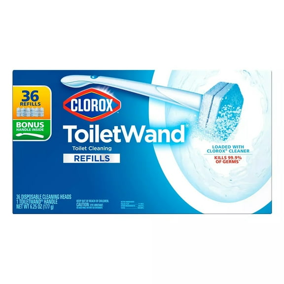 Product of Clorox Toiletwand with 36 Disposable Cleaning Heads - Cleaning Tools Bulk Savings