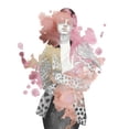 thumbnail image 2 of McCavitt, Naomi 12x14 White Modern Wood Framed Museum Art Print Titled - Fashion Illustration I, 2 of 4