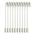 thumbnail image 3 of 20pcs Blank Setting Hat Pin Lapel Pin Stick Base for, 3 of 8
