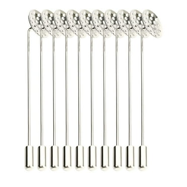 10 Pack lapel pin stick Pin with Tray Brooches for Boutonniere Pin, Badge, Corsage - Jewelry Craft Making -