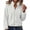 White, variant on UDAUDU Womens Sherpa Jacket Fuzzy Full Zip High Neck Long Sleeve Coat Lightweight Fall Winter Fashion Teddy Outwear with Pocket M