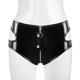 thumbnail image 3 of Puntoco Bragas para mujer, cintura alta, color sólido, PVC, charol, sexy, con cremallera, estilo abierto, ropa interior, 3 of 4