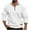 White, variant on BXINGOHAI Men's Quarter Zip Pullover Fleece Lined Heather Long Sleeve Golf Shirts Midweight 1/4 Half Zip Sweatshirts Black 2XL
