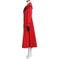 thumbnail image 3 of Women's Red Dress for Fairy Mary Nanny Coat Costume, 3 of 5