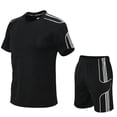 thumbnail image 2 of Tracksuit Men Set Mens 2 Pieces Sets Summer Casual Clothing Fitness Tracksuits Set, 2 of 4