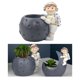 thumbnail image 1 of Maceta creativa de astronauti, maceta para plantas, maceta de cactus , maceta para bonsái, florero de oficina, escritorio, decoración de - 1 Estilo 1 DYNWAVEMX macetas suculentas, 1 of 8