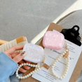 thumbnail image 3 of DiyGody Glitter Shell Design Case for AirPods 3 (2021) with Pearl Wrist Chain Keychain,Colorful Sparkle Bling Pretty, 3 of 5