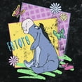 thumbnail image 2 of Junior's Winnie the Pooh Retro Spring Eeyore Crop Graphic Tee Black Large, 2 of 4