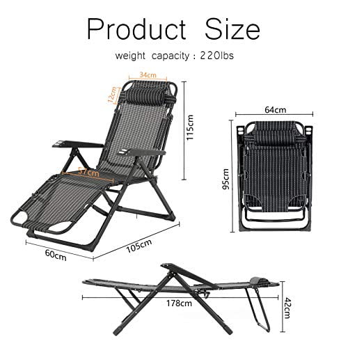 Portable Gravity Chairs Table Set Beach Patio Chair Walmart Com Walmart Com