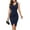 Sky Blue, variant on FRSASU Women's Bodycon Tank Dress Summer Sleeveless Wrap V-Neck Irregular Hem Ruched Sheath Cocktail formal Party Dress Sky Blue