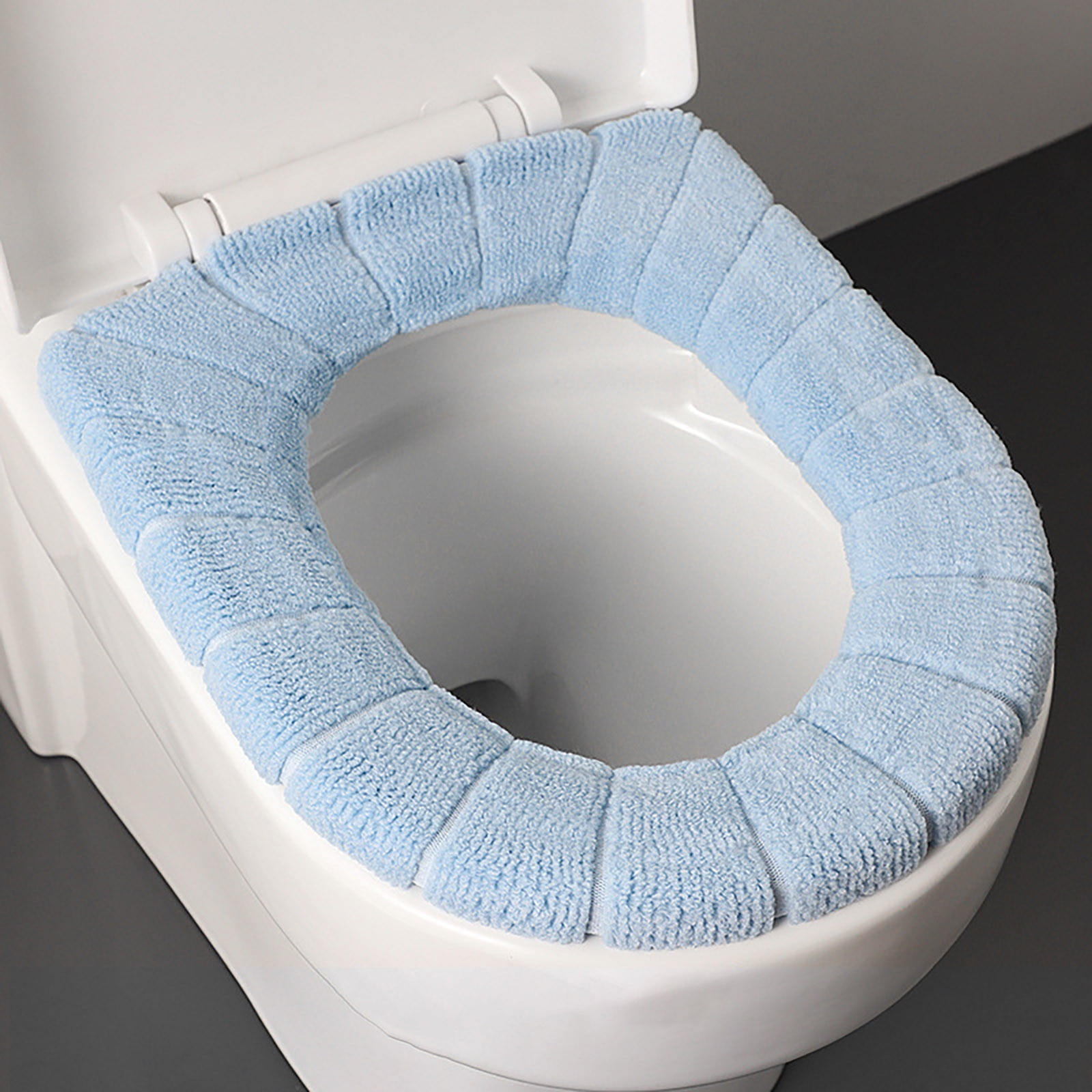 Bathroom Toilet Seat Cover Pads Soft Warmer Toilet Seat Cushion Cover
