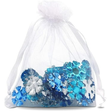 Efavormart 10PCS BLUSH Organza Gift Bag Drawstring Pouch Wedding Favors ...