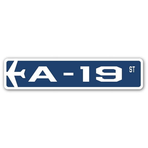 A-19 Street Sign Air Force Aircraft Military | Indoor/Outdoor | 24" Wide