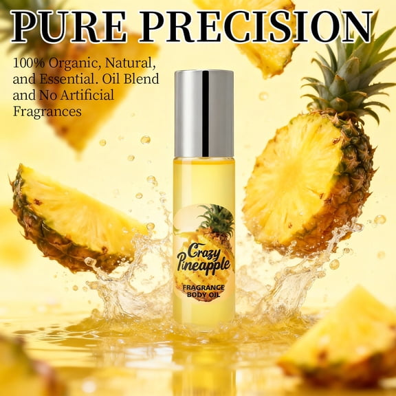 Pineapple Roll-On Fragrant Oil For Men And Women 10ml