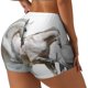 thumbnail image 1 of Fotbe Running White Horses Shorts Sin Costuras – Shorts Deportivos de Cintura Alta para Mujer, Elásticos para Gimnasio, Yoga, Running o Ciclismo-Medium, 1 of 8