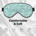 thumbnail image 3 of Xecao Geometric Elements for Soft Fluffy Sleeping Blindfold, Nap eye cover tailored for the utmost comfort for girls, women, kids, and adults., 3 of 7